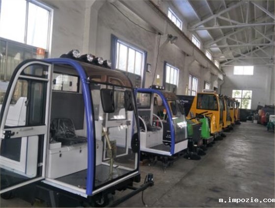 小优米app下载苹果电动扫地车车间