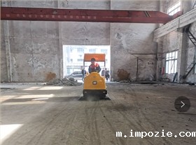 新疆某铸造厂老客户再次采购1400A扫地车