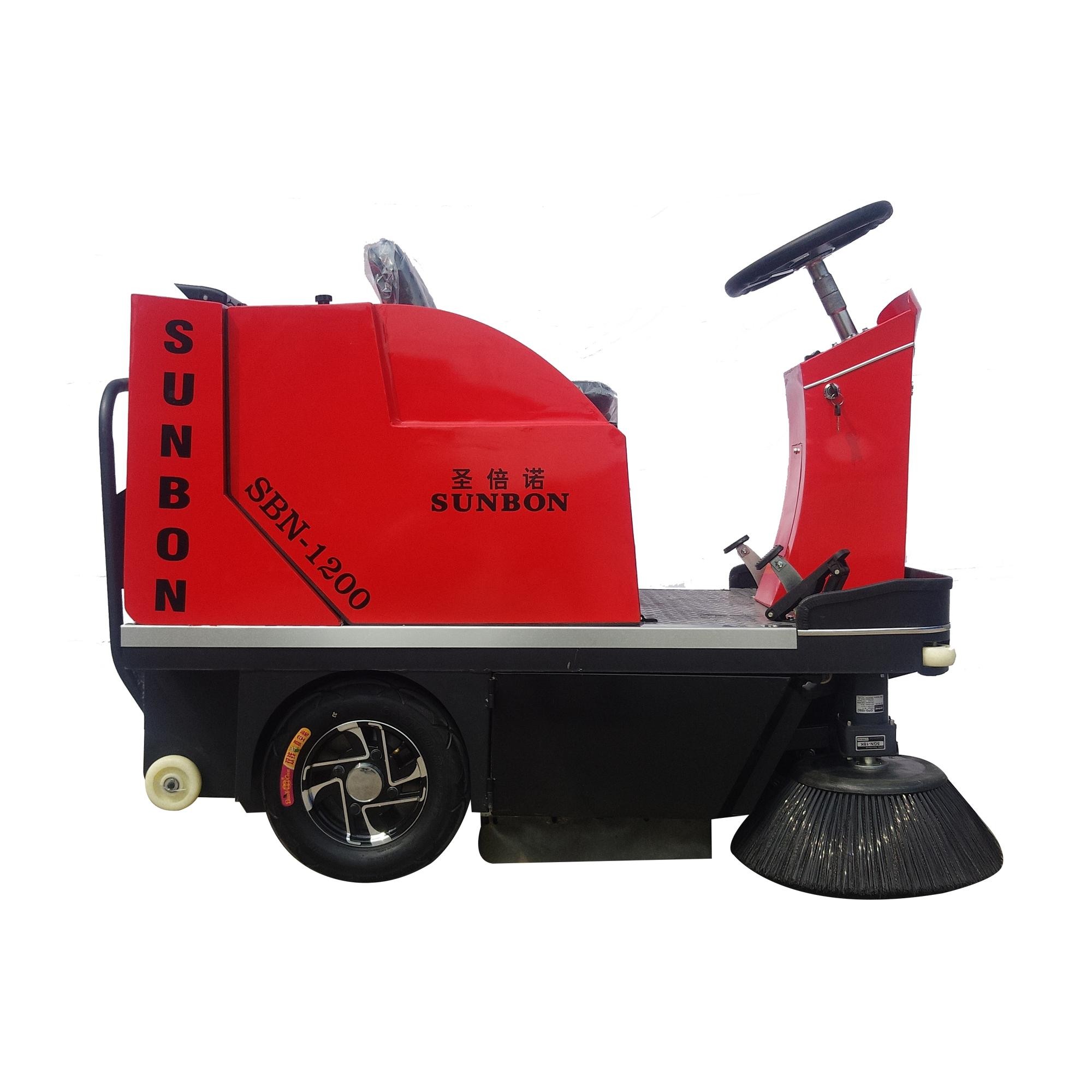 小型扫地机在张家港电气公司的使用案例